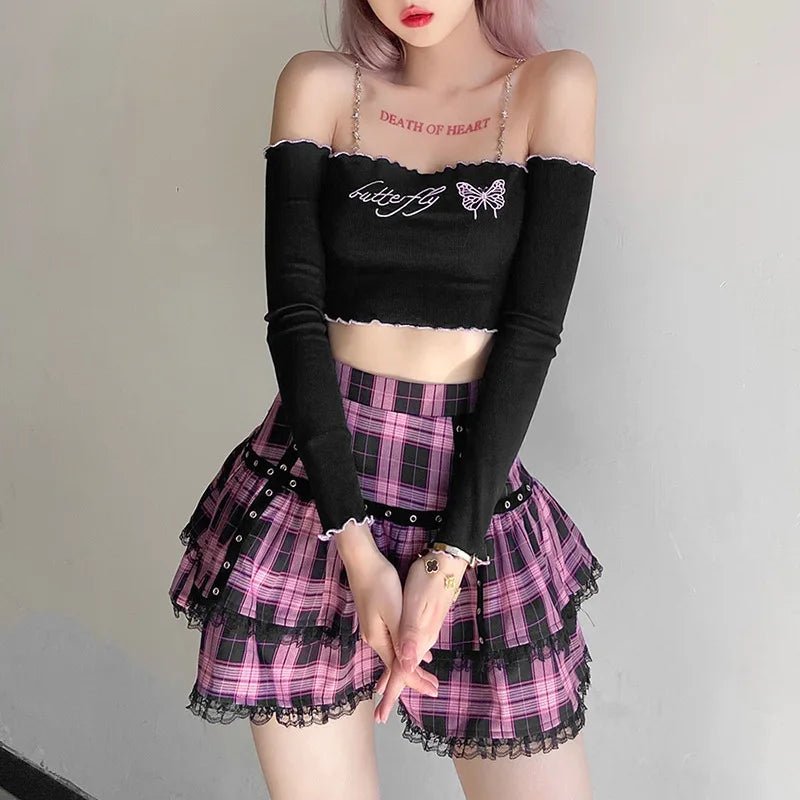 Mini - jupe gothique Lolita Cake - Tresors asiatiques