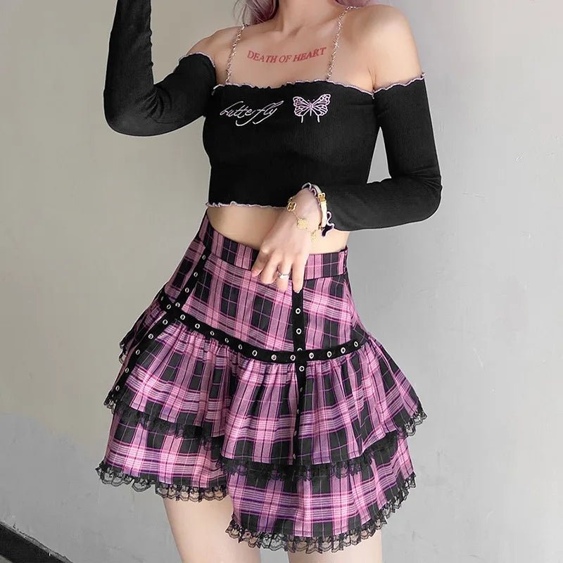 Mini - jupe gothique Lolita Cake - Tresors asiatiques