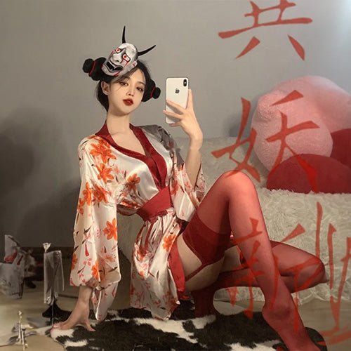 Mini robe à imprimé rétro - Tresors asiatiques