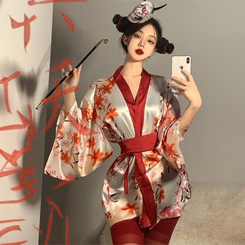 Mini robe à imprimé rétro - Tresors asiatiques
