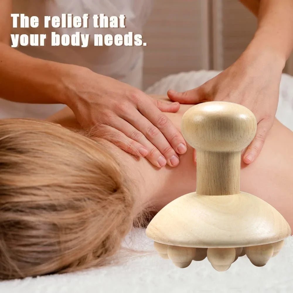 Outil de massage corporel en bois - Tresors asiatiques