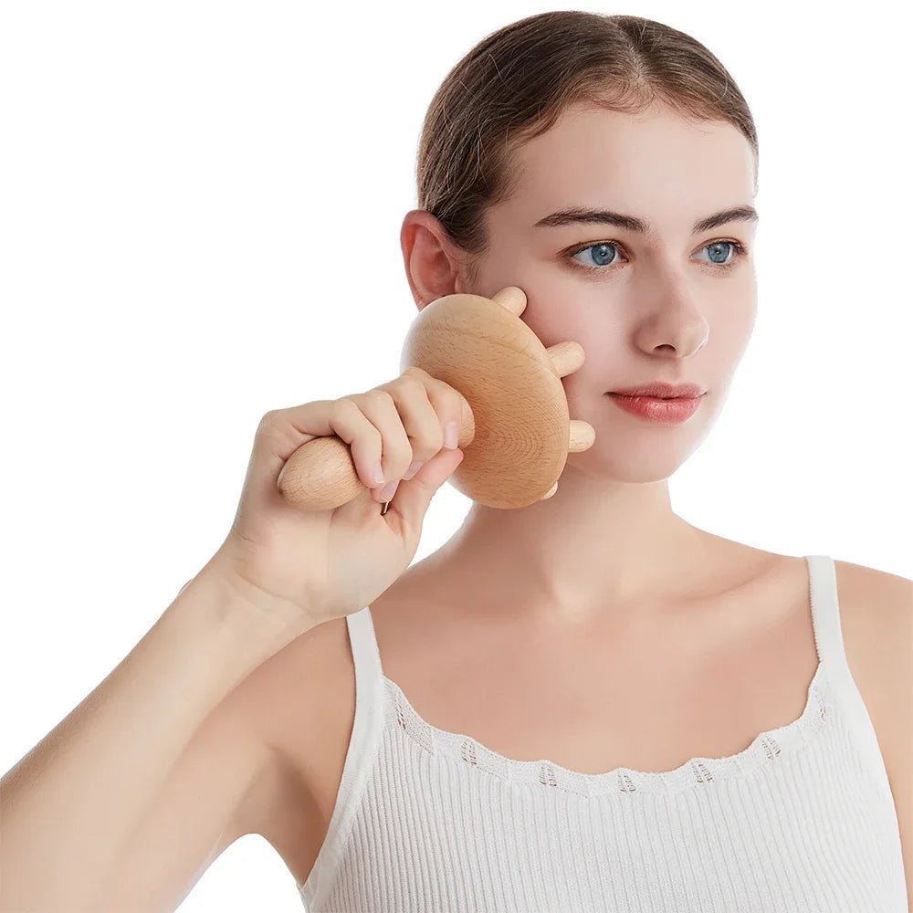 Outil de massage corporel en bois - Tresors asiatiques