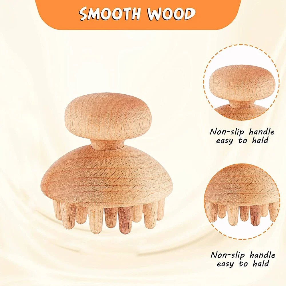 Outil de massage corporel en bois - Tresors asiatiques