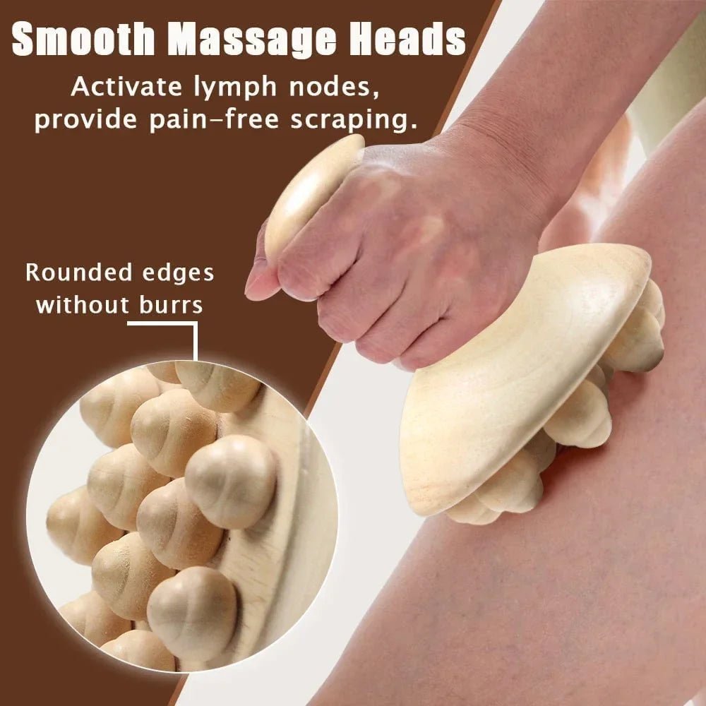 Outil de massage corporel en bois - Tresors asiatiques