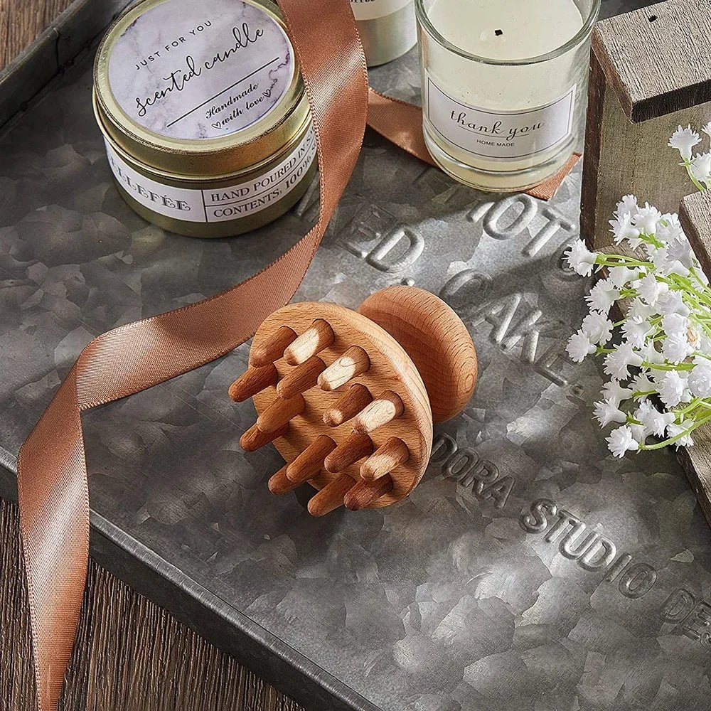 Outil de massage corporel en bois - Tresors asiatiques