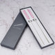 Paire de baguettes en acier inoxydable - Tresors asiatiques