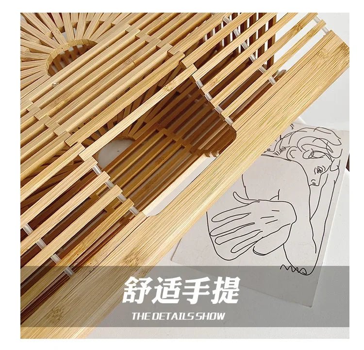 Panier en bambou fait à la main - Tresors asiatiques
