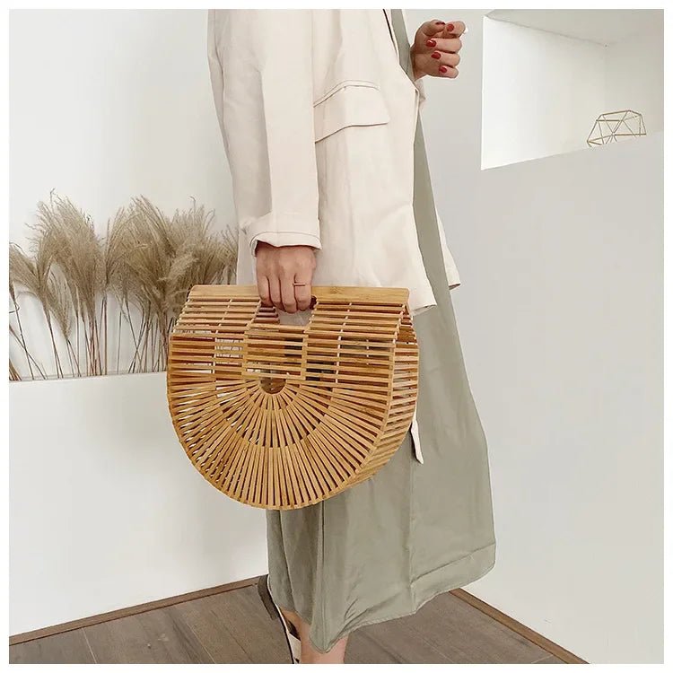 Panier en bambou fait à la main - Tresors asiatiques