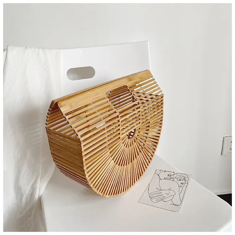 Panier en bambou fait à la main - Tresors asiatiques