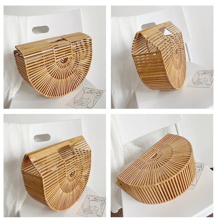 Panier en bambou fait à la main - Tresors asiatiques