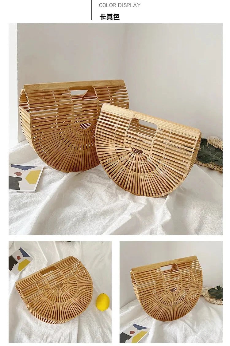 Panier en bambou fait à la main - Tresors asiatiques
