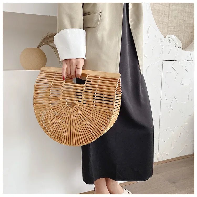 Panier en bambou fait à la main - Tresors asiatiques