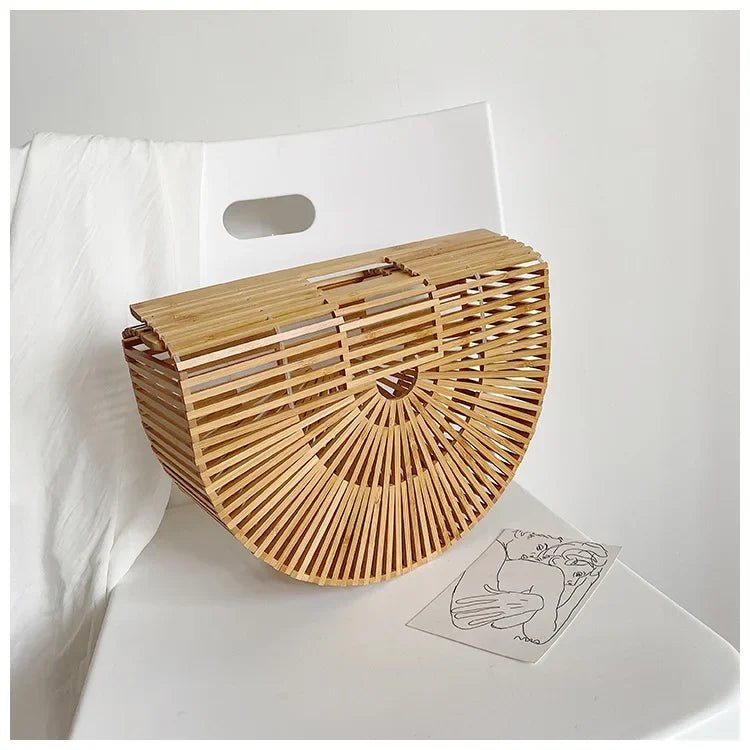 Panier en bambou fait à la main - Tresors asiatiques
