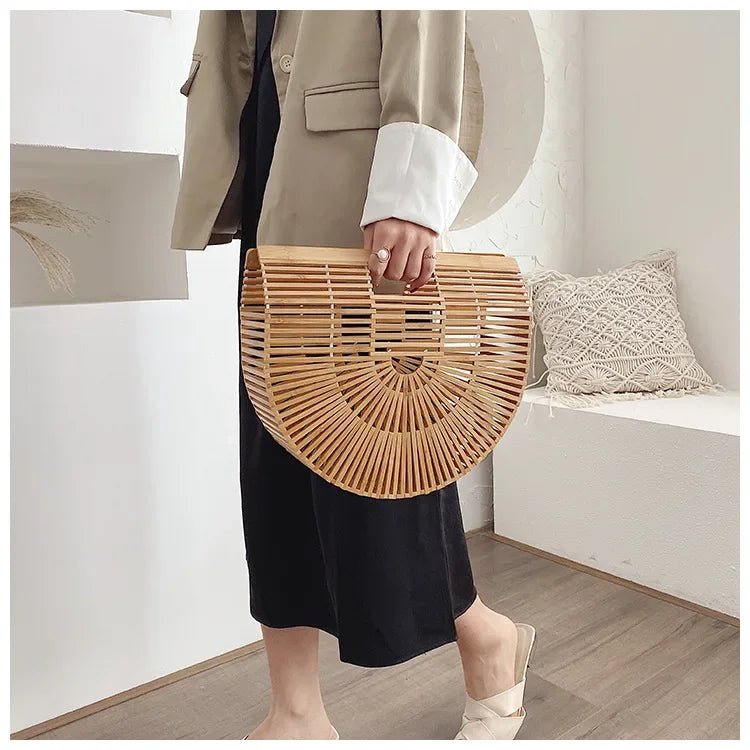 Panier en bambou fait à la main - Tresors asiatiques
