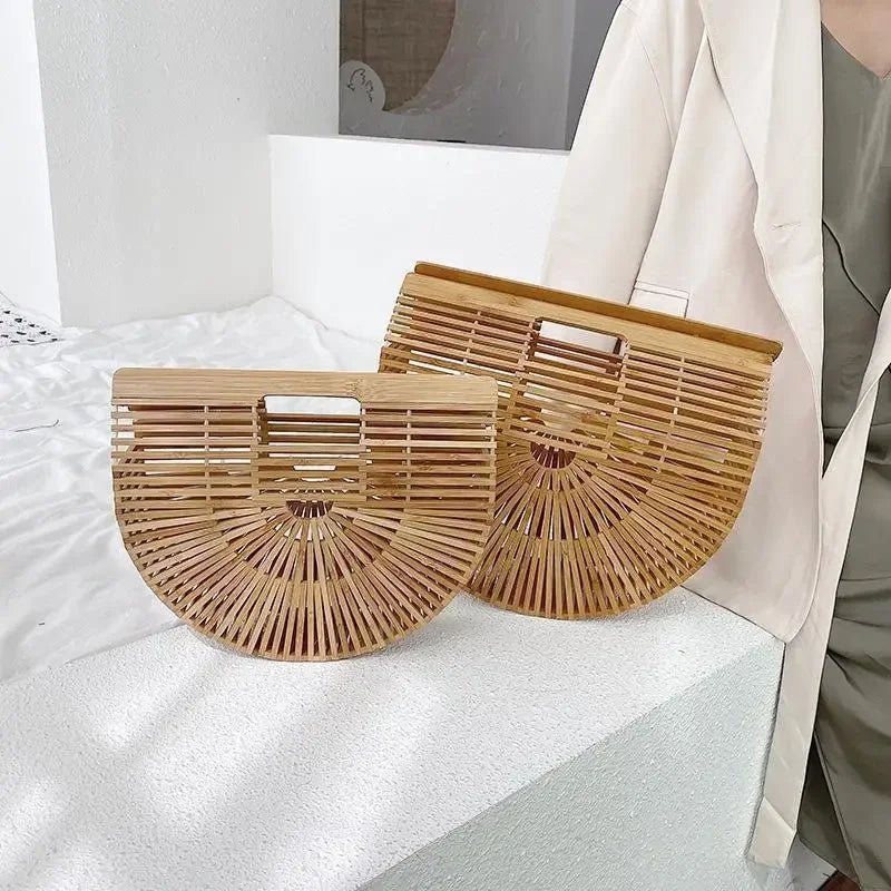 Panier en bambou fait à la main - Tresors asiatiques