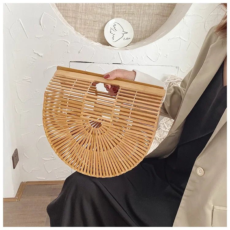 Panier en bambou fait à la main - Tresors asiatiques