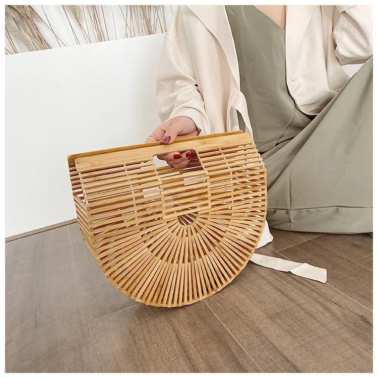 Panier en bambou fait à la main - Tresors asiatiques