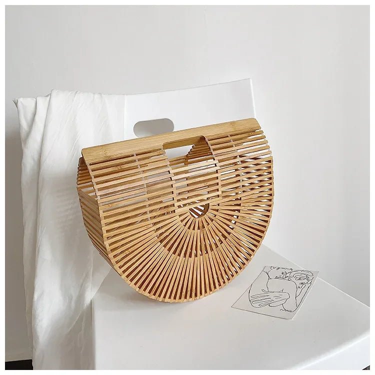 Panier en bambou fait à la main - Tresors asiatiques