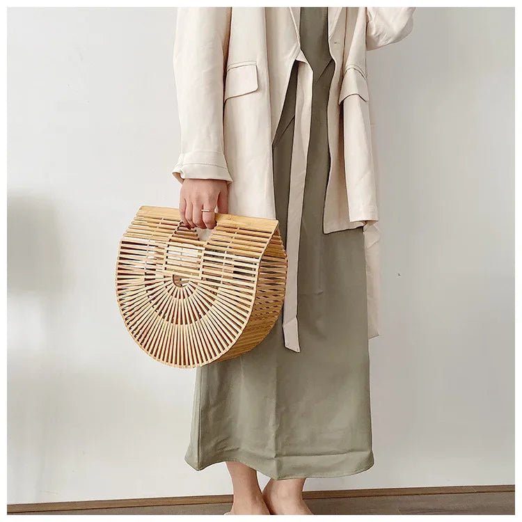 Panier en bambou fait à la main - Tresors asiatiques