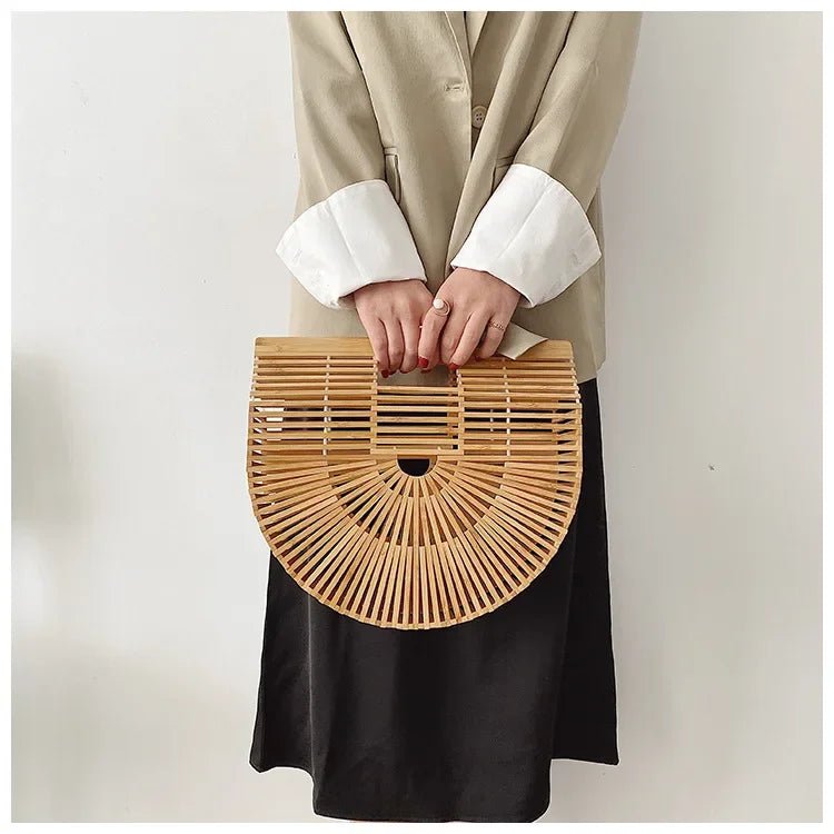 Panier en bambou fait à la main - Tresors asiatiques