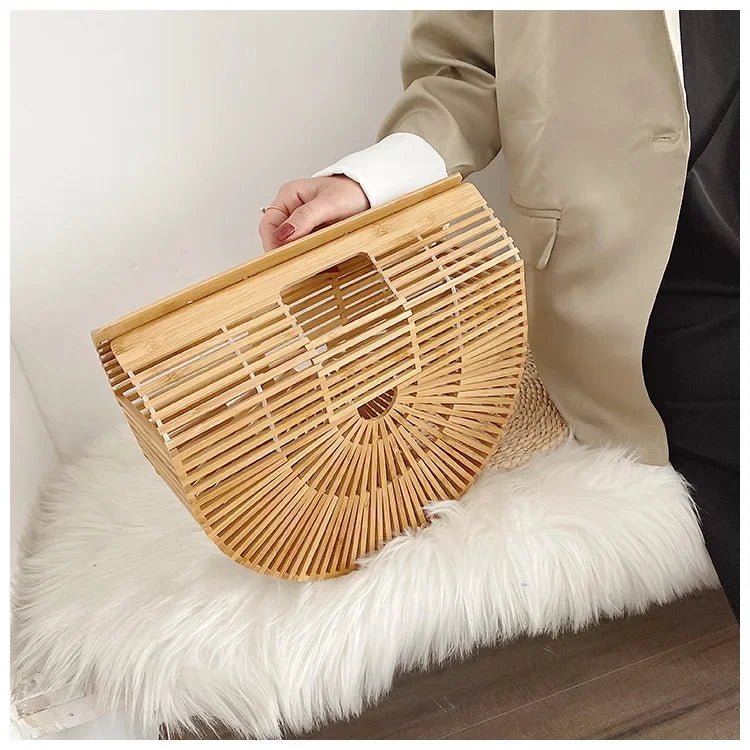 Panier en bambou fait à la main - Tresors asiatiques