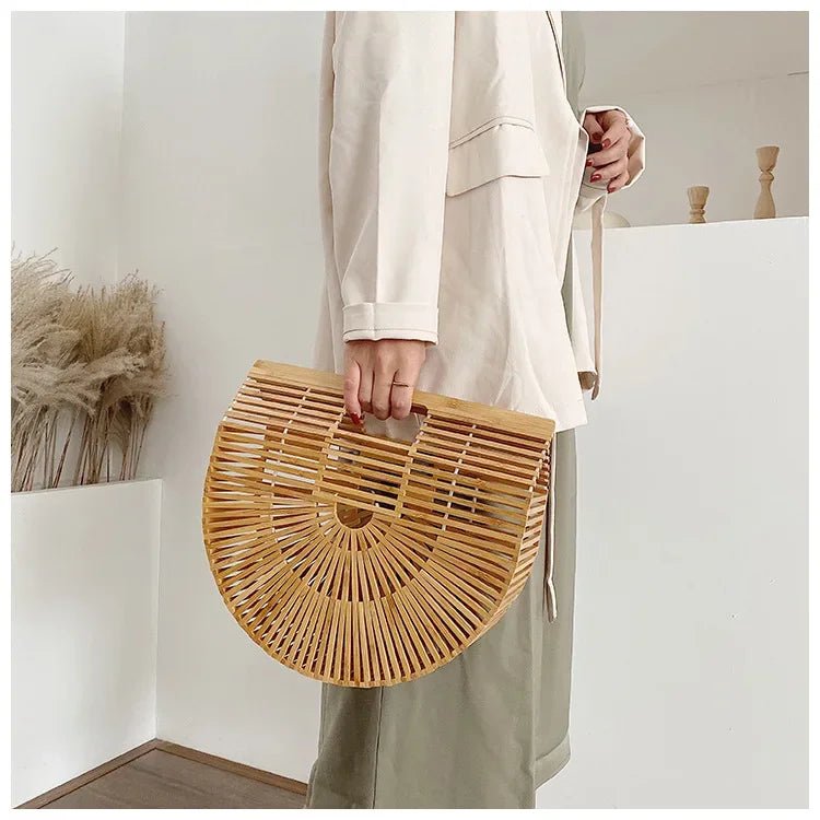 Panier en bambou fait à la main - Tresors asiatiques