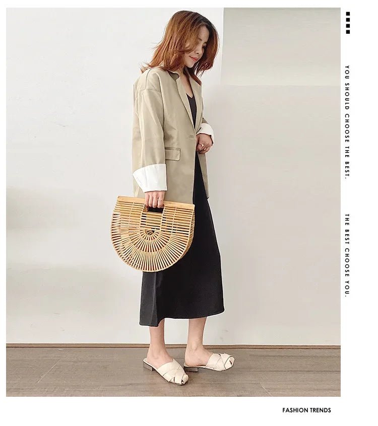 Panier en bambou fait à la main - Tresors asiatiques