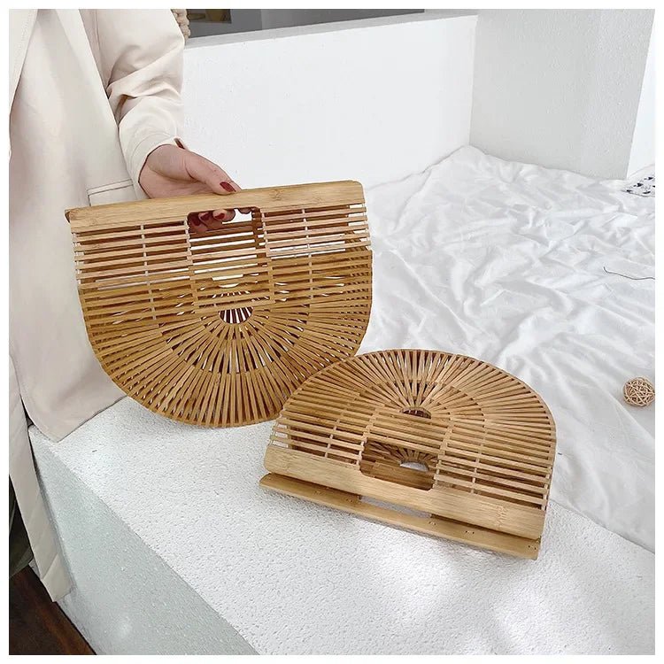Panier en bambou fait à la main - Tresors asiatiques