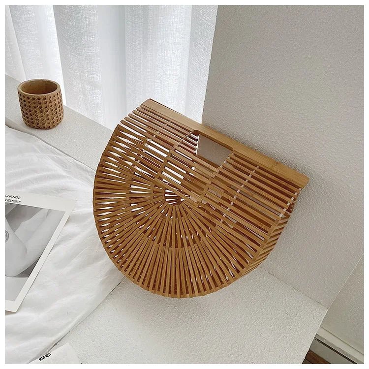 Panier en bambou fait à la main - Tresors asiatiques