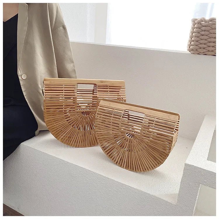 Panier en bambou fait à la main - Tresors asiatiques