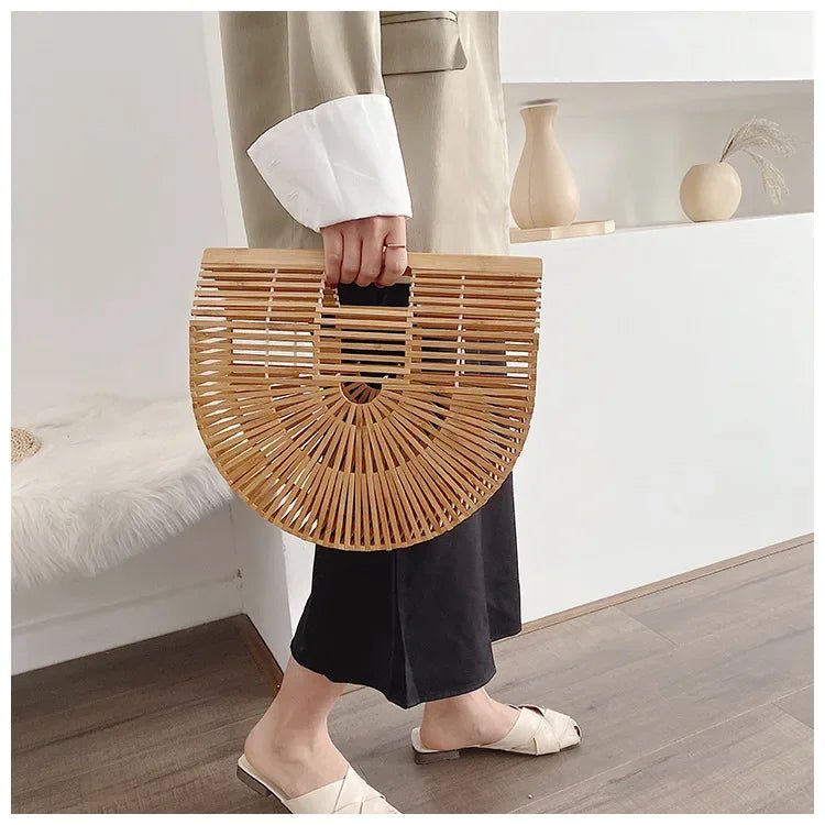 Panier en bambou fait à la main - Tresors asiatiques