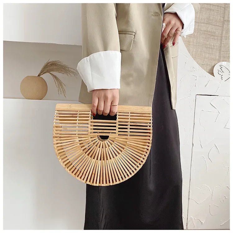 Panier en bambou fait à la main - Tresors asiatiques