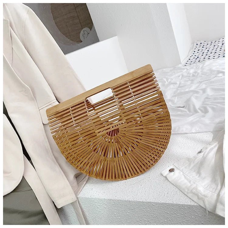 Panier en bambou fait à la main - Tresors asiatiques