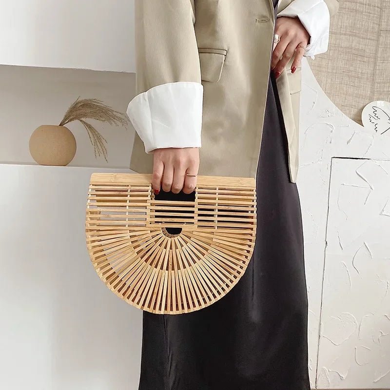 Panier en bambou fait à la main - Tresors asiatiques