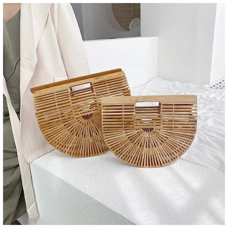 Panier en bambou fait à la main - Tresors asiatiques