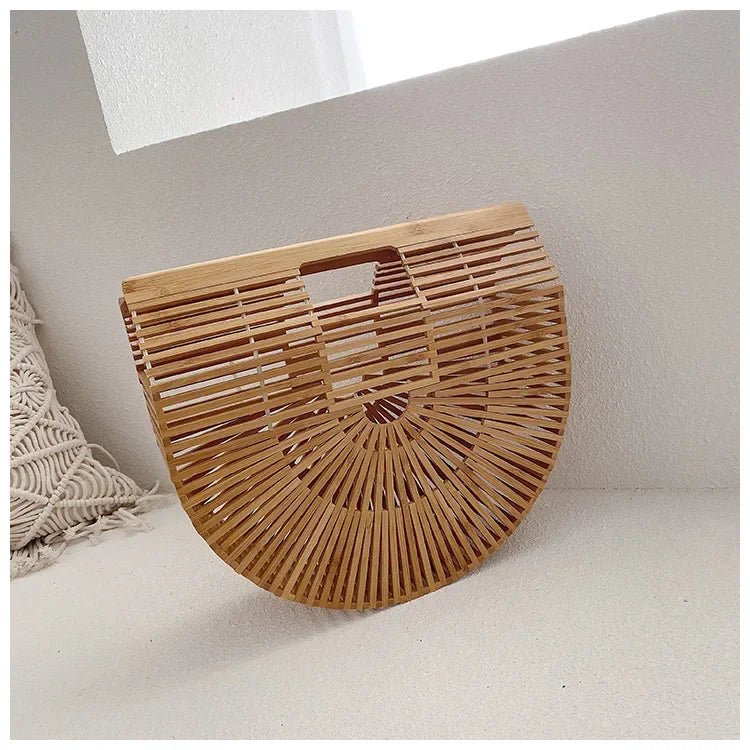 Panier en bambou fait à la main - Tresors asiatiques