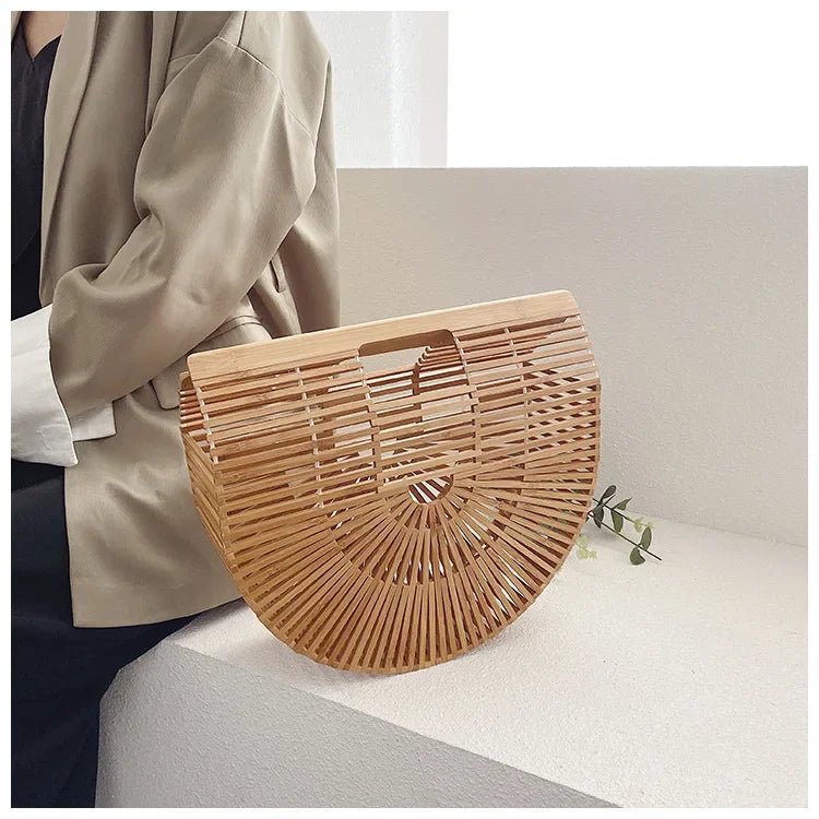 Panier en bambou fait à la main - Tresors asiatiques