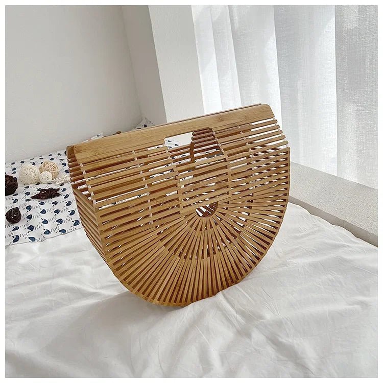 Panier en bambou fait à la main - Tresors asiatiques