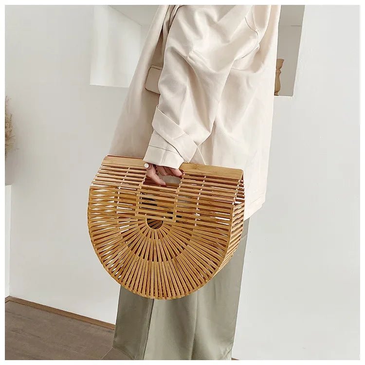 Panier en bambou fait à la main - Tresors asiatiques
