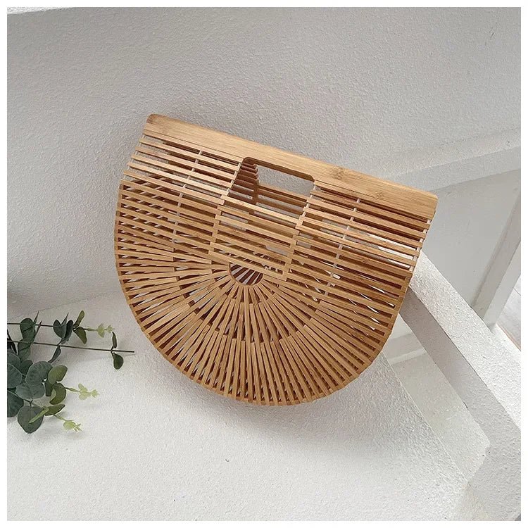 Panier en bambou fait à la main - Tresors asiatiques