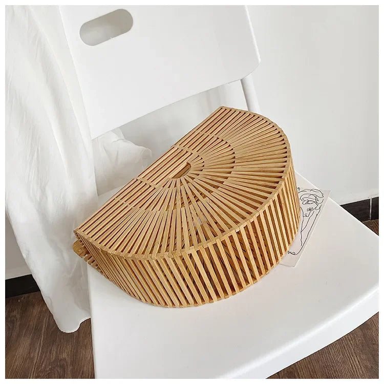 Panier en bambou fait à la main - Tresors asiatiques