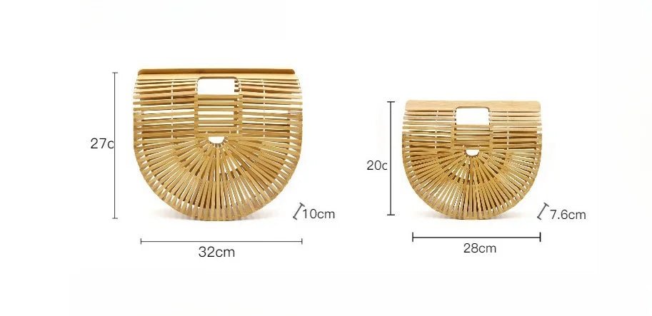 Panier en bambou fait à la main - Tresors asiatiques