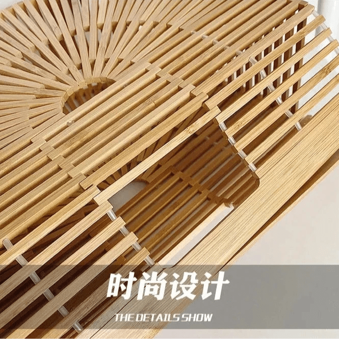 Panier en bambou fait à la main - Tresors asiatiques