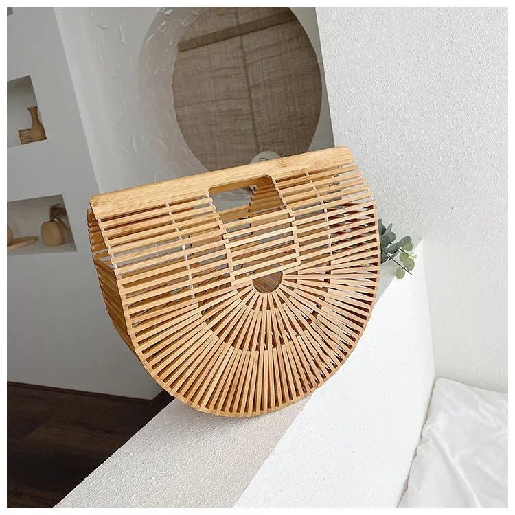 Panier en bambou fait à la main - Tresors asiatiques