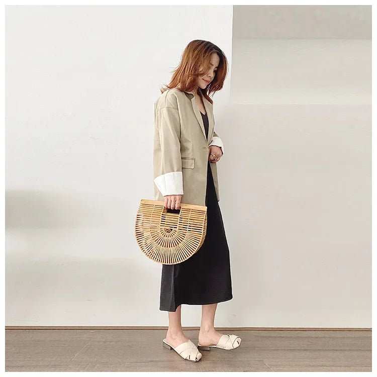 Panier en bambou fait à la main - Tresors asiatiques