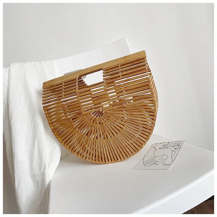 Panier en bambou fait à la main - Tresors asiatiques