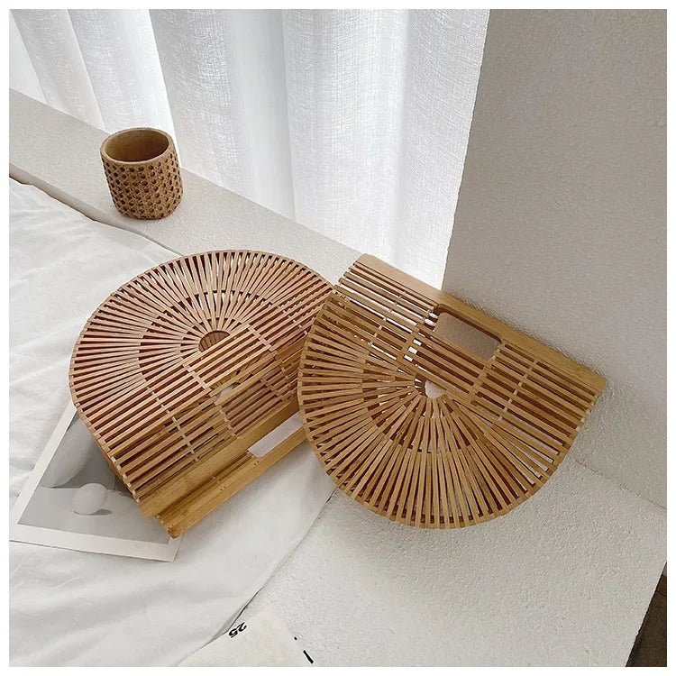 Panier en bambou fait à la main - Tresors asiatiques