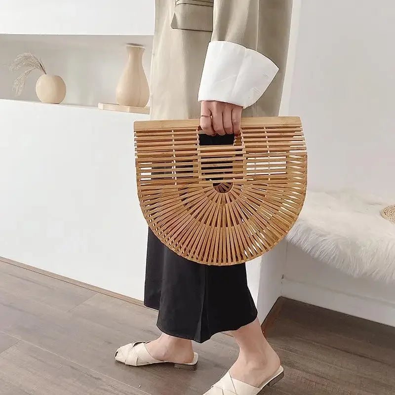 Panier en bambou fait à la main - Tresors asiatiques