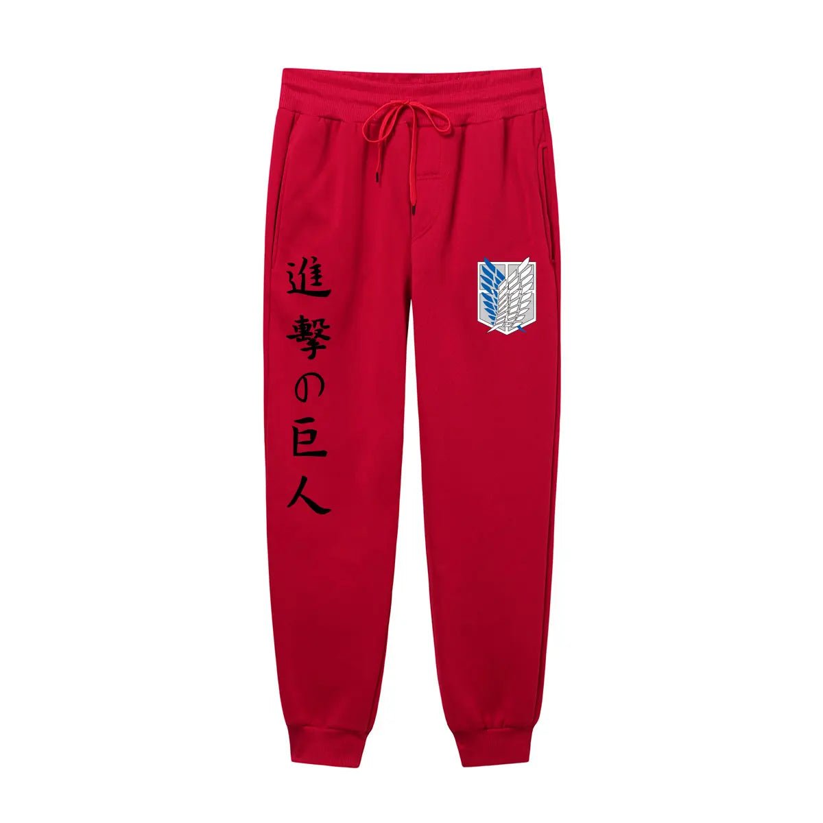 Pantalon de survêtement imprimé Attaque des Titans pour hommes - Tresors asiatiques