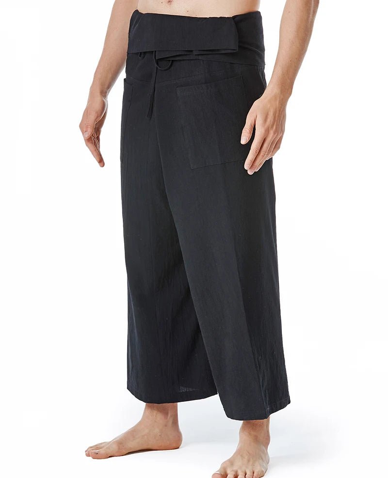 Pantalon de yoga en lin pour hommes et femmes - Tresors asiatiques